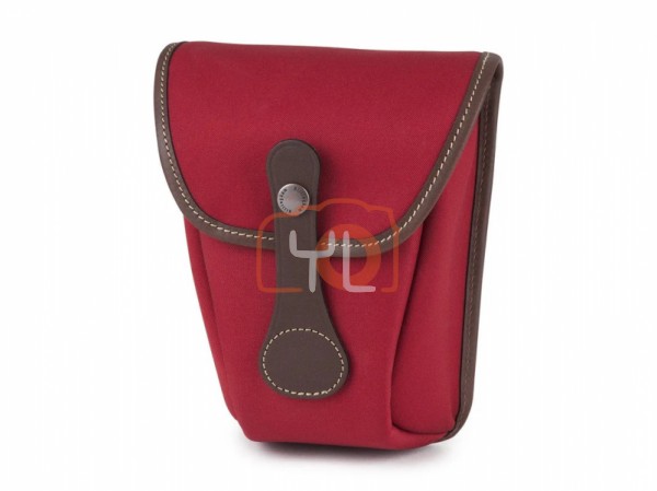 Billingham AVEA 8 Camera Pocket (Burgundy Canvas with Chocolate Leather Trim, 1.1L)