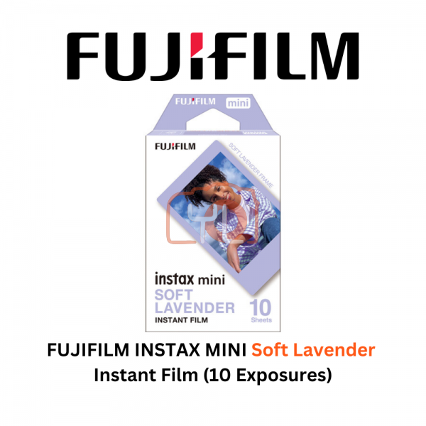 FUJIFILM INSTAX MINI Soft Lavender Instant Film (10 Exposures)