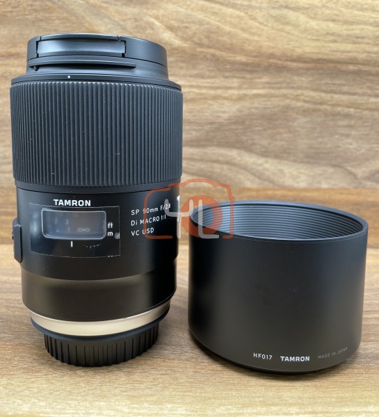 [USED @ YL LOW YAT]-Tamron SP 90mm F2.8 Di Macro 1:1 VC USD Lens for Canon EF,95% Condition Like New,S/N:013354