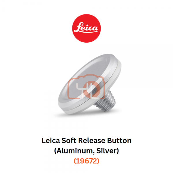 Leica Soft Release Button (Aluminum, Silver) (19672)