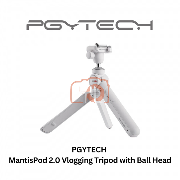 PGYTECH MantisPod 2.0 Vlogging Tripod with Ball Head - Moon White (P-CG-083)