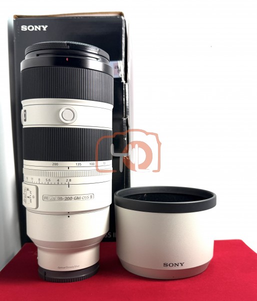 [USED-PJ33] Sony 70-200mm F2.8 GM II OSS FE, 90% Like New Condition (S/N:2020135)