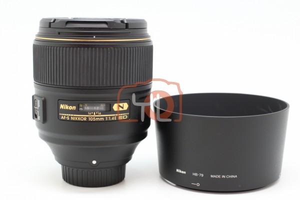 [USED-PUDU] Nikon 105MM F1.4 E AFS 95%LIKE NEW CONDITION SN:2023970