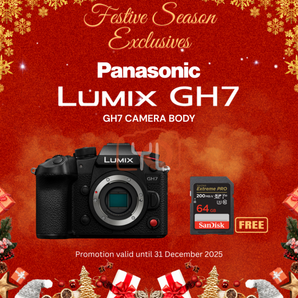Panasonic Lumix GH7 Camera Body  (Free Sandisk 64GB Extreme Pro SD Card)