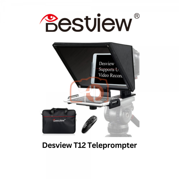 Desview T12 Teleprompter 11inch Tablet Smartphone DSLR Camera