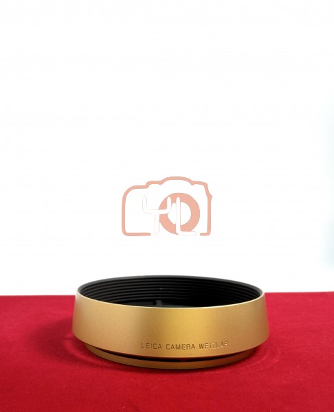 [USED-PJ33] Leica Round Lens Hood Brass 19659 (Q3), 95% Like New Condition