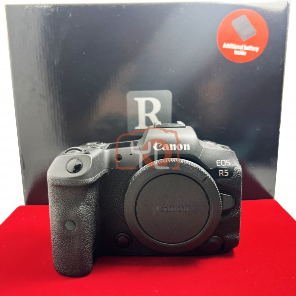 [USED-PJ33] Canon EOS R5 Camera (Shutter Count :146K ), 85% Like New Condition (S/N:148028000213)