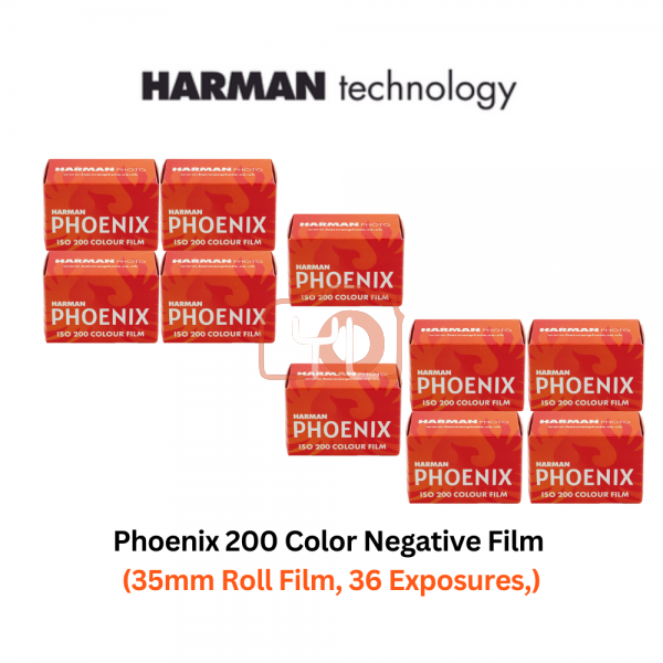 HARMAN technology Phoenix 200 Color Negative Film (35mm Roll Film, 36 Exposures) x10