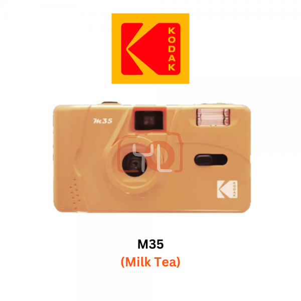 Kodak M35 Film Camera with Flash (Milk Tea)