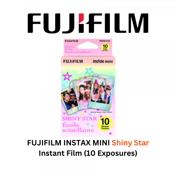 FUJIFILM INSTAX MINI Shiny Star Instant Film (10 Exposures)