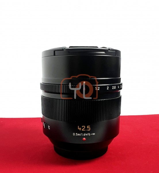 [USED-PJ33] Panasonic 42.5mm F1.2 LumiX G Leica DG Nocticron ASPH, 95% Like New Condition (S/N:XT4FB001179)