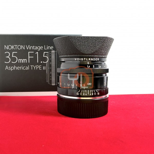 [USED-PJ33] Voigtlander 35mm F1.5 II Nokton ASPH VM (Leica M), 95% Like New Condition (S/N:7310264)