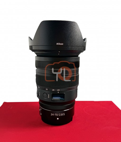 [USED-PJ33] Nikon Z 24-70mm F2.8 S, 95% Condition Like New (S/N:20012347)