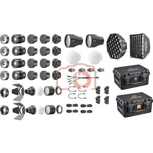 Godox KNOWLED MS60Bi Bi-Color LED Light (4-Light Kit)