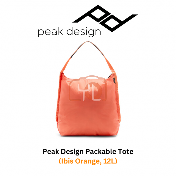 Peak Design Packable Tote (Ibis Orange, 12L)