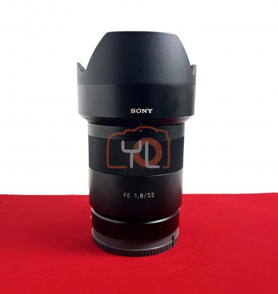 [USED-PJ33] Sony 55mm F1.8 ZA FE , 90% Like New Condition (S/N:291258)