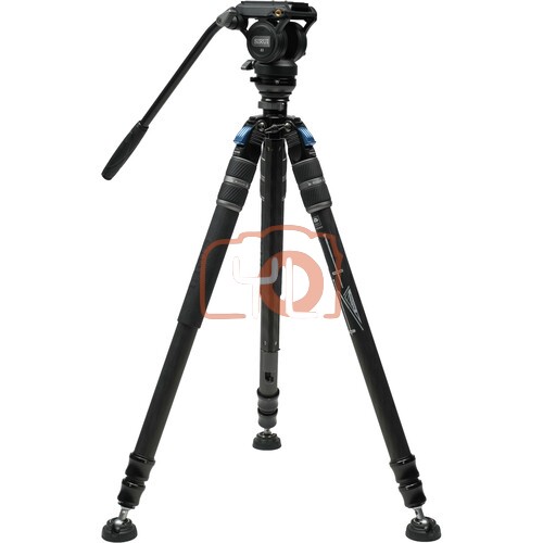 Sirui SVS60+S3+SVM-LF One-Step Height-Adjustment Carbon Fiber Video Tripod Kit