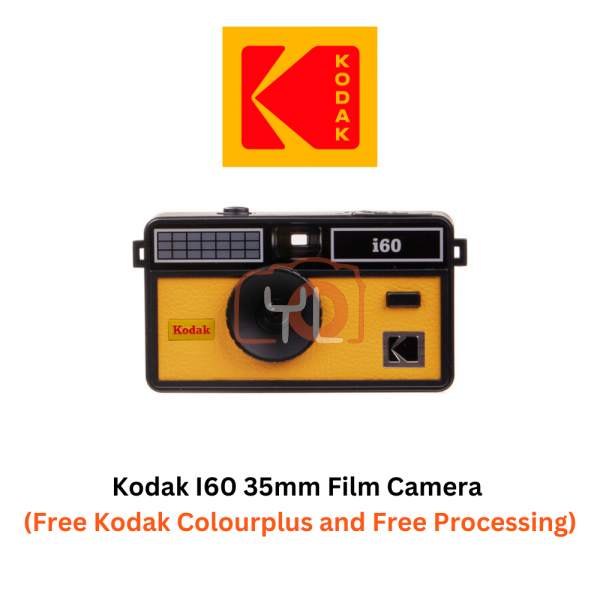 Kodak I60 35mm Film Camera (Yellow) (Free Kodak Colourplus and Free Processing)