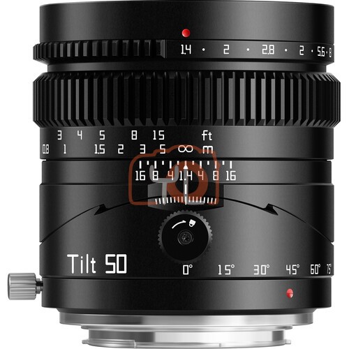 TTArtisan 50mm F1.4 Tilt Lens for Sony E (Black)