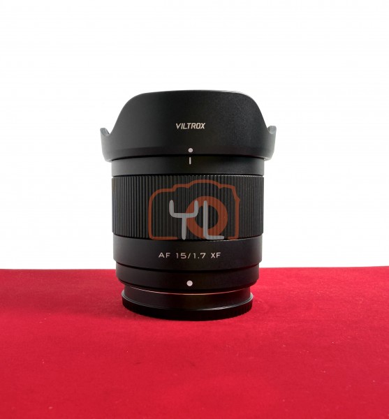 [USED-PJ33] Viltrox 15mm F1.7 STM AF (Fujifilm X), 95% Like New Condition (S/N:41A21000U2KJ)