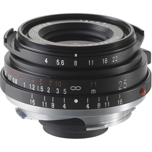 Voigtlander 25mm F4 Color-Skopar Lens - Black (For Leica M-Mount)