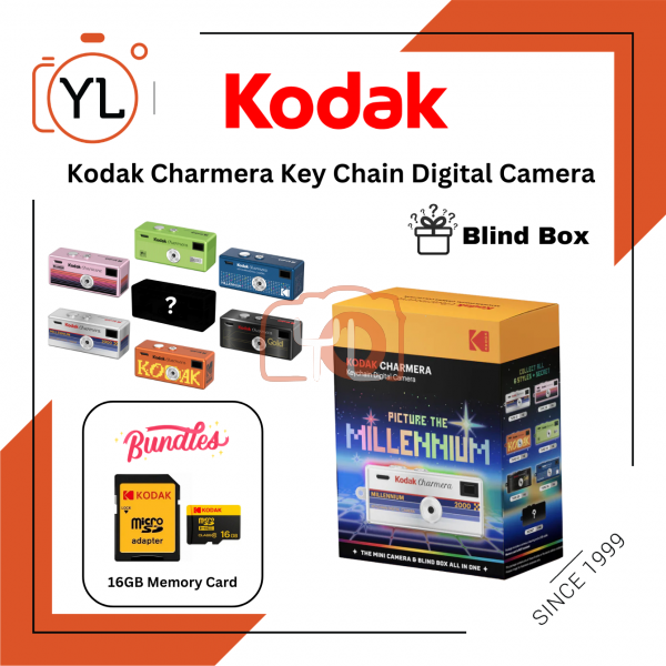 Kodak Charmera Millennium Edition Digital Camera + card (16GB)