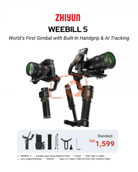 Zhiyun WEEBILL 5 Handheld Gimbal Stabilizer - Standard