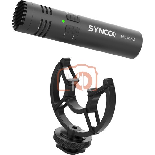 Synco Audio Mic-M2S Outdoor On-Camera Microphone with Shockmount & High-Pass Filter
