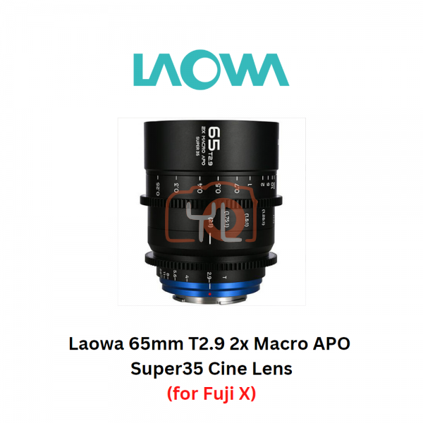 Venus Optics Laowa 65mm T2.9 2x Macro APO Super35 Cine Lens (Fuji X)