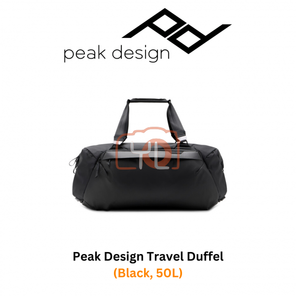 Peak Design Travel Duffel (Black, 50L)