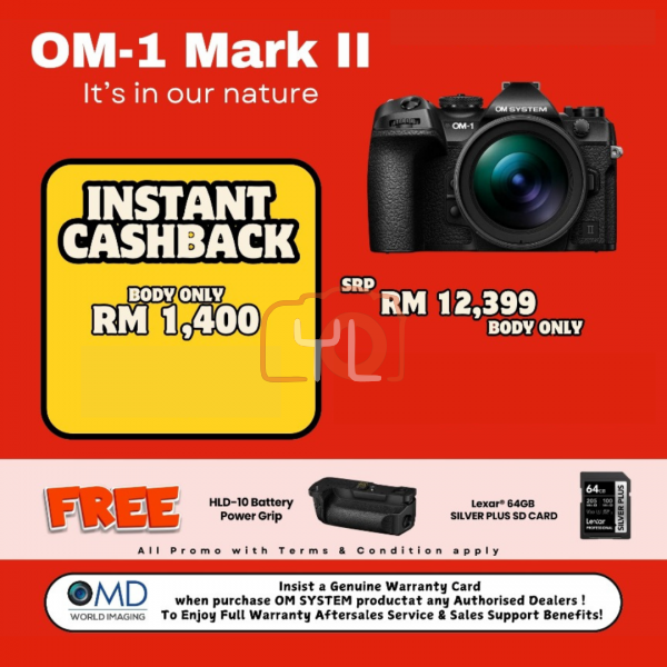 OM SYSTEM OM-1 Mark II Mirrorless Camera (Body Only)