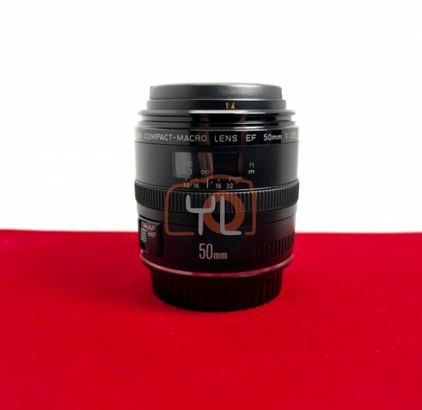 [USED-PJ33] Canon 50mm F2.5 Macro EF ,90%Like New Condition (S/N:285352)