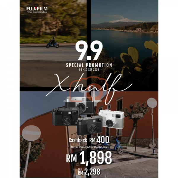 FUJIFILM X half Digital Camera (Silver)