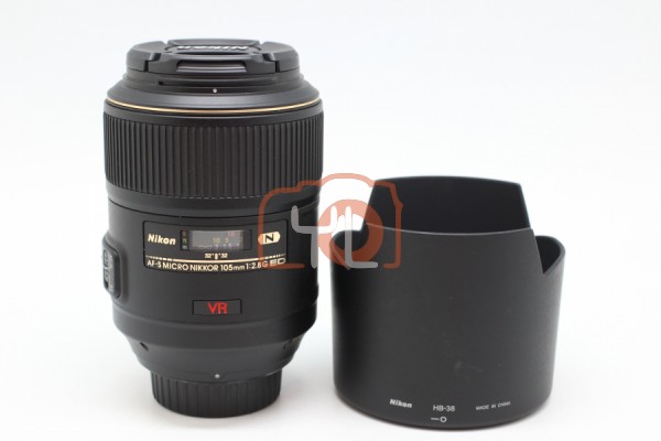 [USED-PUDU] Nikon 105mm F2.8 AFS VR Macro 95% LIKE NEW CONDITION SN:2286803