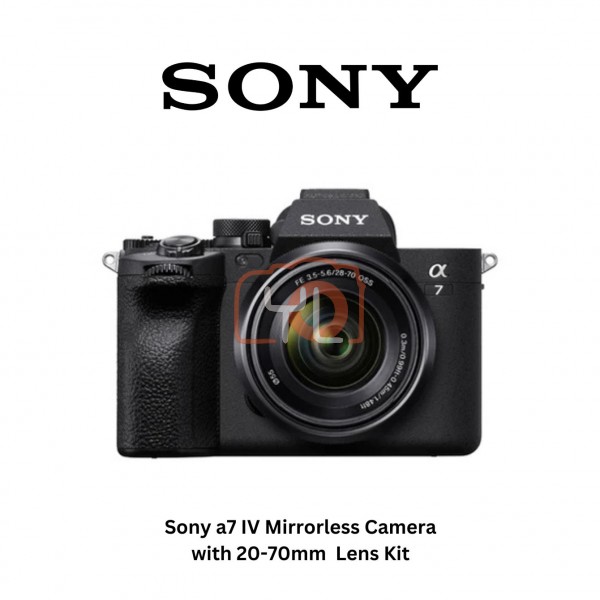 Sony a7 IV Mirrorless Camera + 28-70mm Lens - Free Sony 128GB SF-E Series UHS-II SDXC Memory Card & Extra Battery NP-FZ100 & RM200 Touch N Go voucher Online redemption