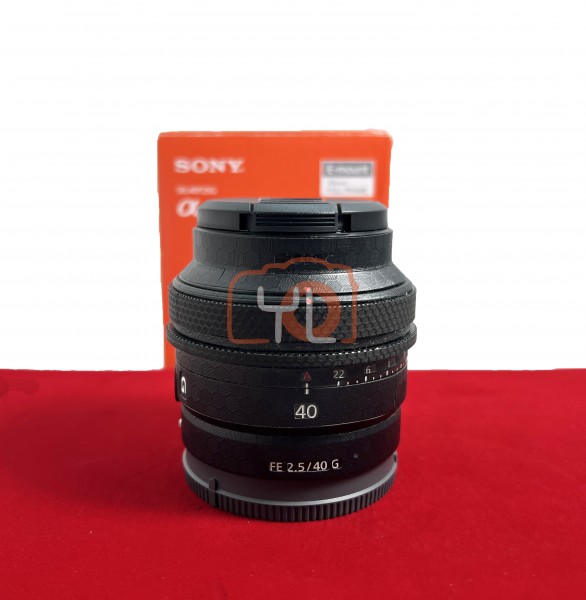 [USED-PJ33] Sony 40mm F2.5 G FE , 90% Like New Condition (S/N:1804884)