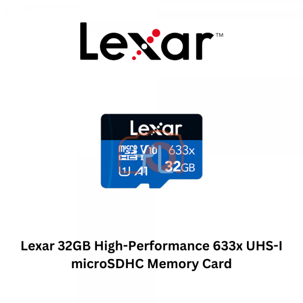Lexar 32GB High-Performance 633x UHS-I microSDHC Memory Card
