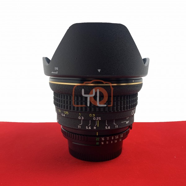 [USED-PJ33] Tokina 17MM F3.5 ATX-PRO (Nikon), 95% Like New Condition (S/N:6303889)