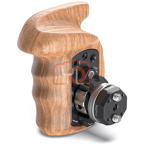 SmallRig Wooden Handgrip with Bolt-On Mount (Right Hand)