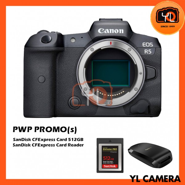Canon EOS R5 Full Frame Mirrorless Camera