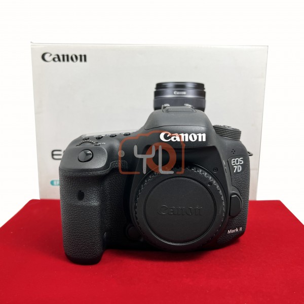 [USED-PJ33] Canon EOS 7D Mark II Body (Shutter Count : 29K), 90% Like New Condition (S/N: 058021009538)