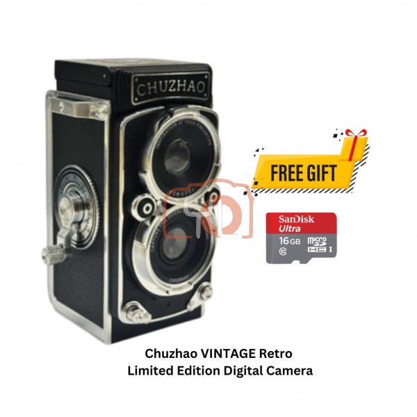 Chuzhao VINTAGE Retro Limited Edition Digital Camera (Free 16GB micro SD card)