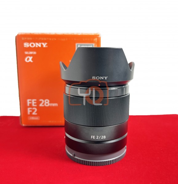 [USED-PJ33] Sony 28mm F2 FE , 95% Like New Condition, (S/N:0308511)