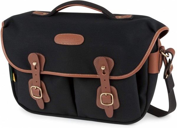 Billingham* Hadley Pro 2020 Camera Shoulder Bag (Black Canvas/Tan Leather)