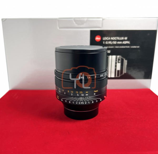 [USED-PJ33] Leica 50mm F0.95 Noctilux-M ASPH (Black) 11602 , 90% Like New Condition (S/N:4242271)