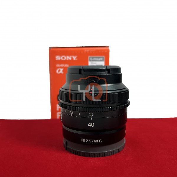 [USED-PJ33] Sony 40mm F2.5 G FE , 95% Like New Condition (S/N:1861669)
