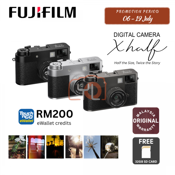 FUJIFILM X half Digital Camera (Black)