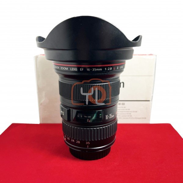 [USED-PJ33] Canon16-35mm F2.8 L II EF USM Lens, 80% Like New Condition (S/N:5101369)