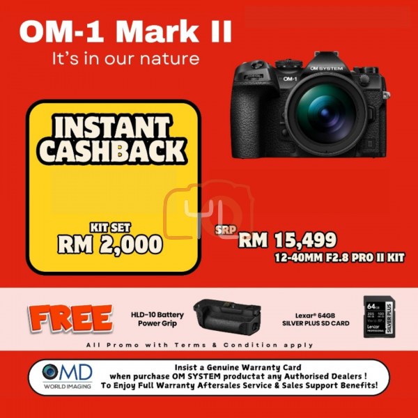 OM SYSTEM OM-1 Mark II with 12-40mm f2.8 Pro II Lens