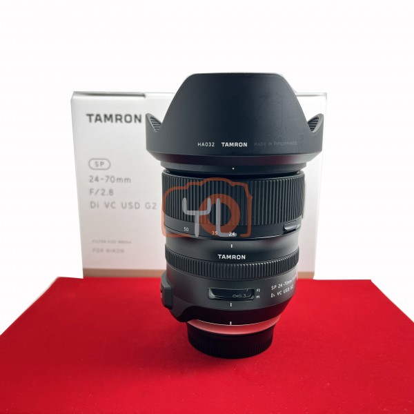 [USED-PJ33] Tamron 24-70mm F2.8 DI VC USD G2 (Nikon), 95% Like New Condition (S/N:016302)